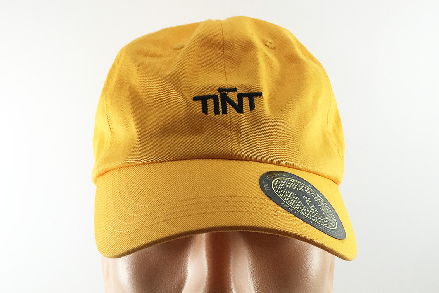 TINT Logo Faded Yellow Strapback Dad Hat
