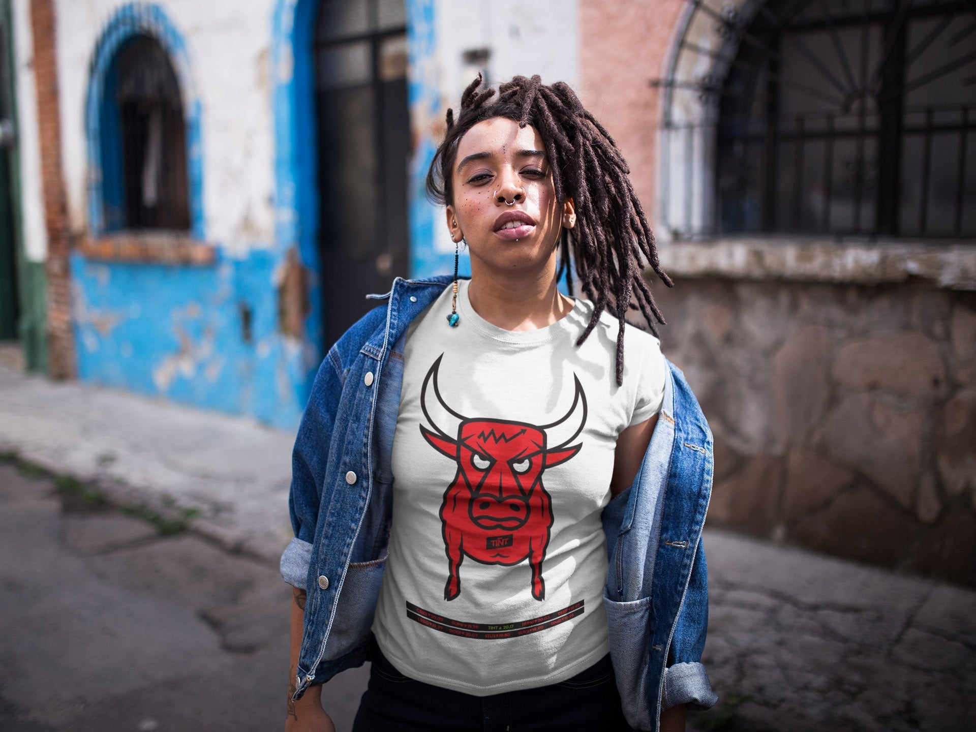 TINT Bull Streetwear Stock Market T-Shirt