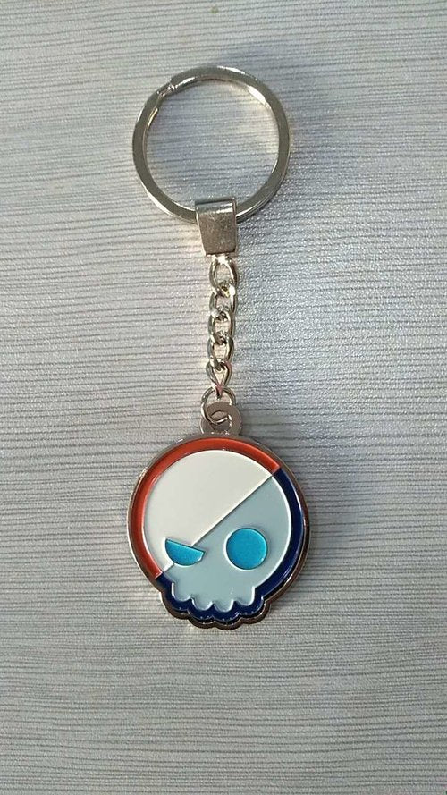 Gnoggin Logo Enamel Metal Keychain