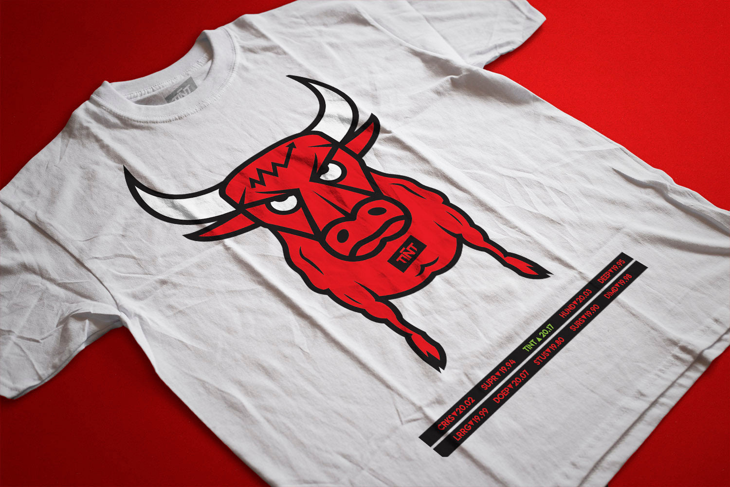 TINT Bull Streetwear Stock Market T-Shirt