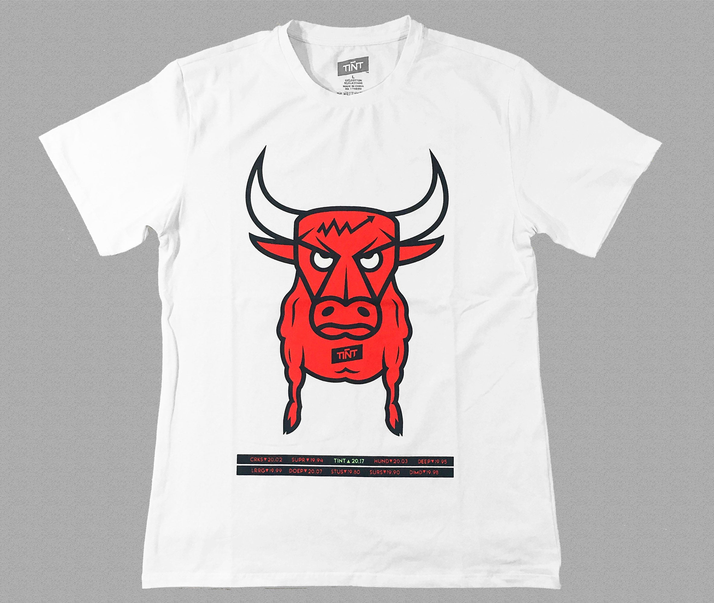 TINT Bull Streetwear Stock Market T-Shirt