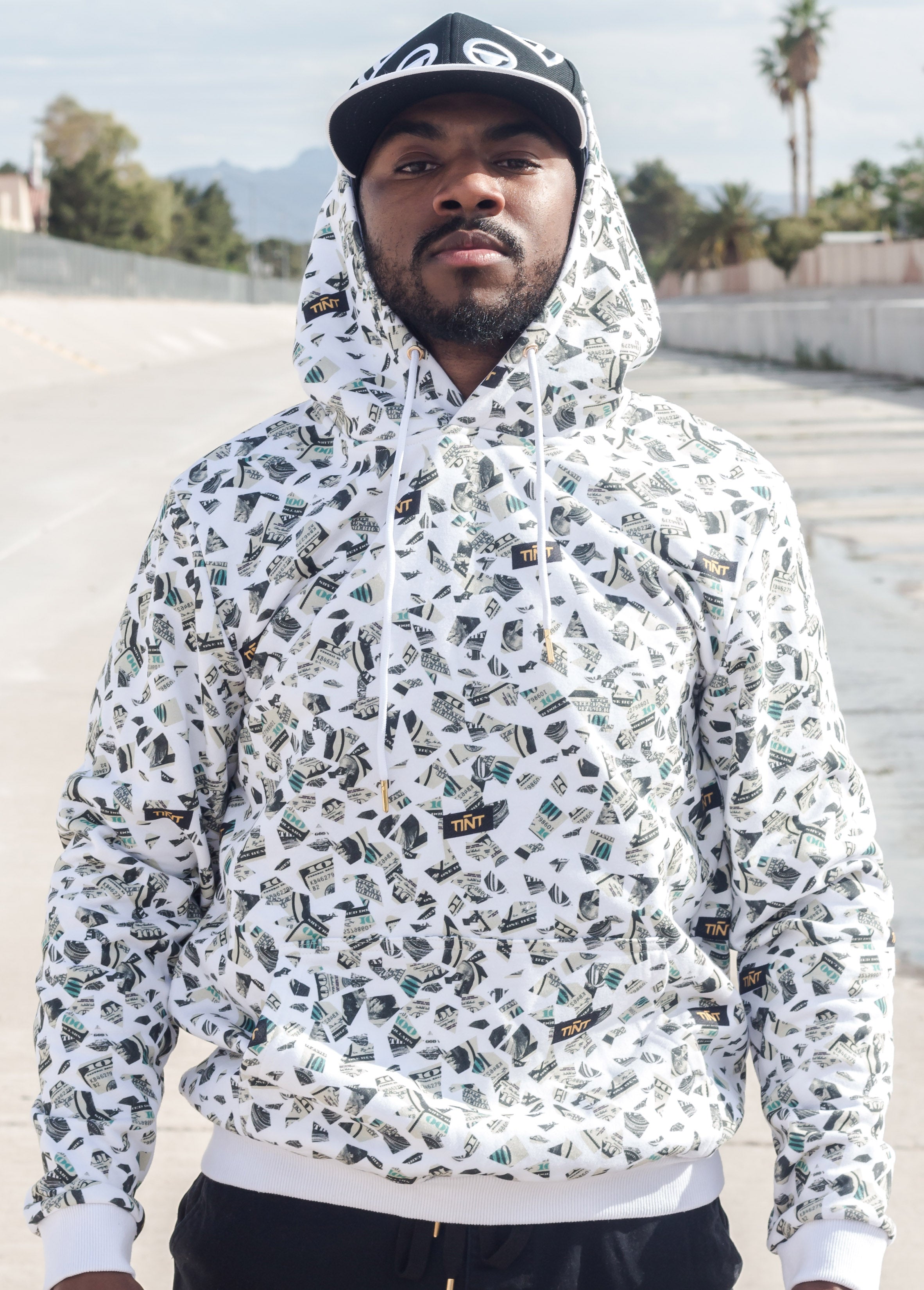 TINT Shredded Cash Pullover Hoodie